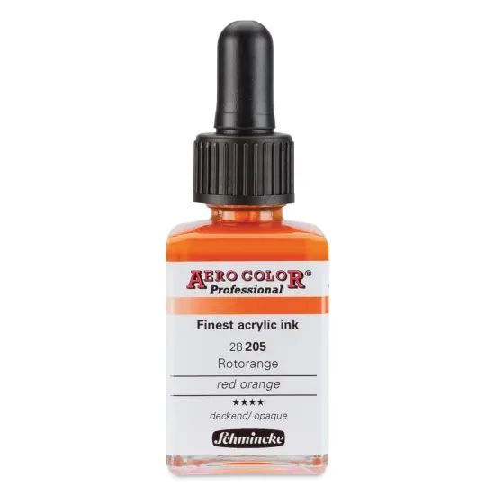 Schmincke Aero Color Professional Airbrush Color - 28 ml, Red Orange {1}