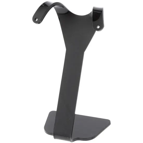 Plymor Black Acrylic Divided Pair Hanging Earring Display Stand, 3.125" W x 1.75" D x 4.75" H {1}