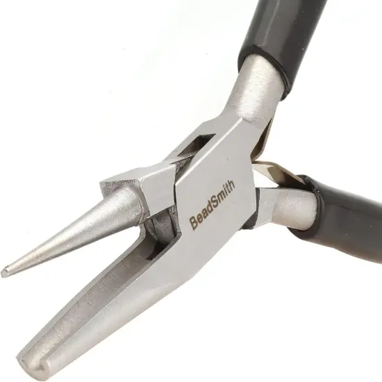The Beadsmith Concave (Hollow)/Round Nose Piers &ndash; Wire Looping and Wire Bending Plier &ndash; 5 inches (127mm) - Tool for Jewelry Making {2}