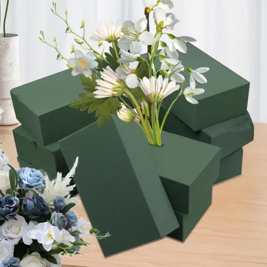 30Pieces Floral Foam Blocks, Green Floral Foam for Flower Arrangements, Flower Foam Blocks Florist Foam Dry Foam Plant Foam Wet Foam for Artificial Flowers, (5.5 X 3.2 X 1.8 Inches) {3}