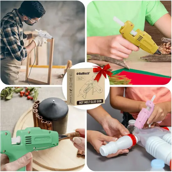 20W Mini Hot Glue Gun with 30 Glue Sticks Set, Fast Preheating 20W Hot Glue Gun Kit Heavy Duty Gluegun for Craft, DIY, Repairs (Green) {5}