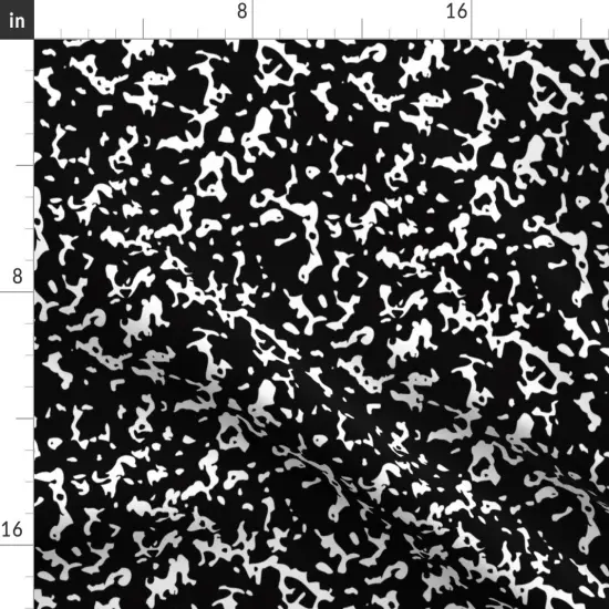 Various Fabrics by the Yard or Fat Quarter Abstract Monochrome Black And White Retro Marble Kid Nursery Notebook Home Decor Custom Printed Fabric by Spoonflower {2}