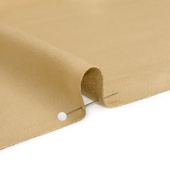 1 Yard Latte Silk Crepe Back Satin Soft Smooth Luxurious Dressmaking Sewing Fabric 44 inch Width {2}