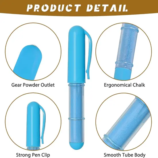 Fabric Chalk Markers for Sewing (Blue & White) {4}