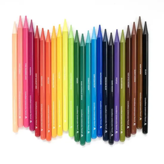 Woodless Watercolor Pencil 24 Set {4}