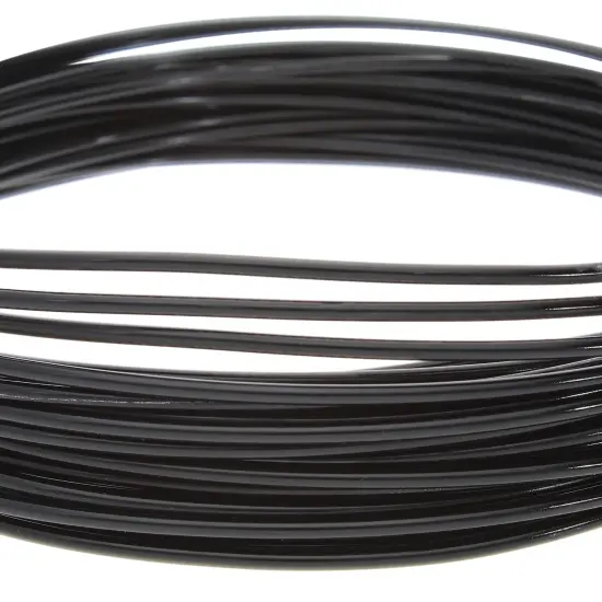 The Beadsmith 12-Gauge Anodized Aluminum Wire for Jewelry Making, Metal Wire for Wrapping Black {3}