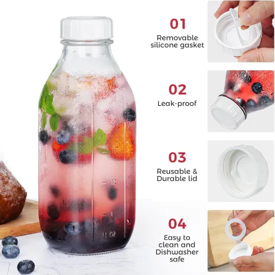 32 oz Empty Glass Bottles {2}