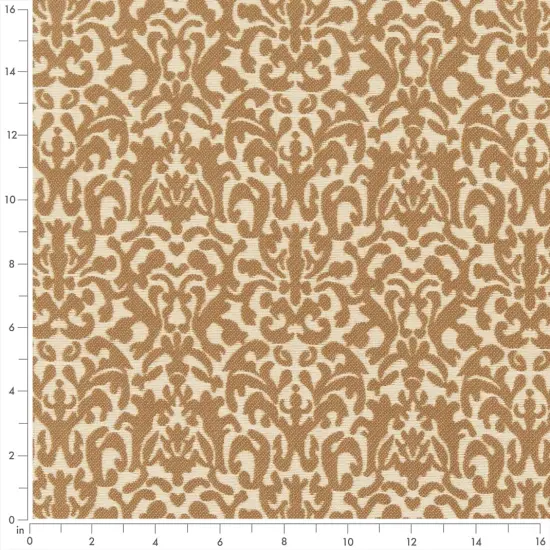 Toast - BeigeTaupe,brown Damask Upholstery Fabric 54 Inches" {2}
