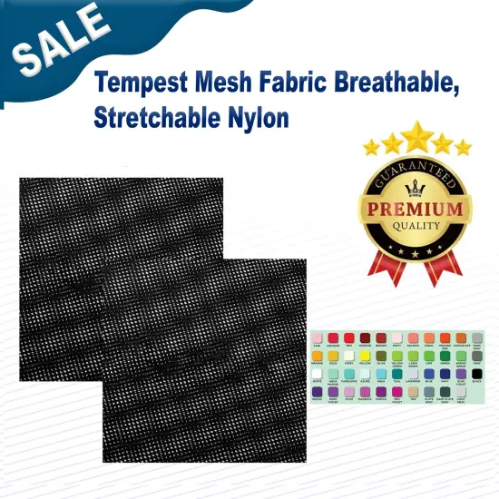 Tempest Mesh Fabric Breathable, Stretchable Nylon Width: 58/60" Neon Pink {2}