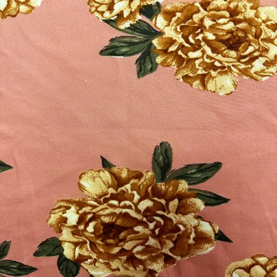 Carnation Multi Floral Print Scuba Knit Fabric By the Yard {2}