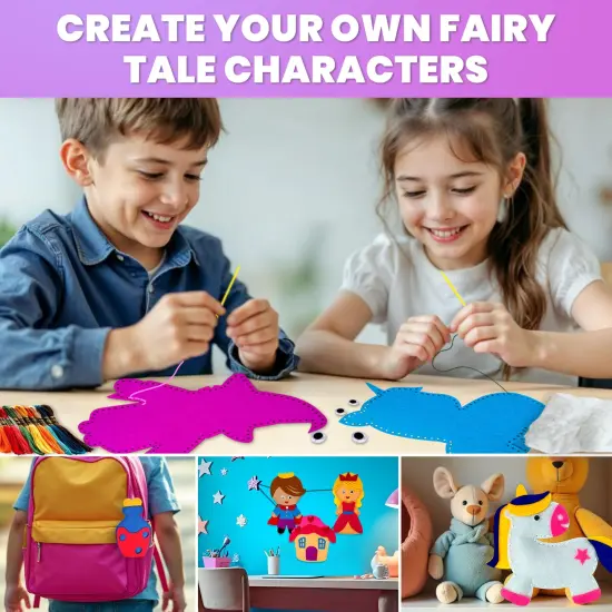 Craft Kits for Kids - 12 Fairy Tale Sewing Kit Basic {6}