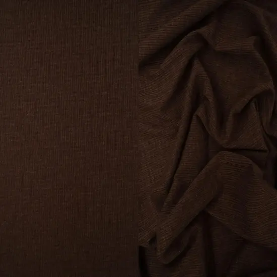 1 Yard Polyester Rayon Spandex Pointelle Two Tone Rib Knit Fabric Soft Stretch 58/60" Width CHARCOAL GREY {4}