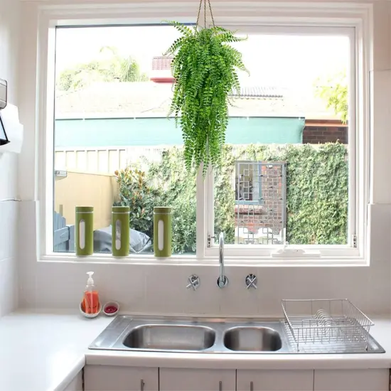 6 Pcs Artificial Hanging Ferns {5}