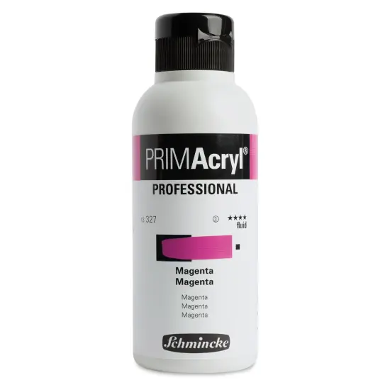 Schmincke Primacryl Professional Fluid Acrylic - Magenta, 250 ml bottle {1}