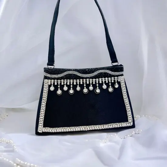 5 Yards of Narketa 1 1/4" Rhinestone Dangle Trim | 5 yard cut {2}