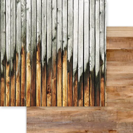 Memory Place Double-Sided Paper Pack 8"X8" 18/Pkg-Vintage Woodwork {6}