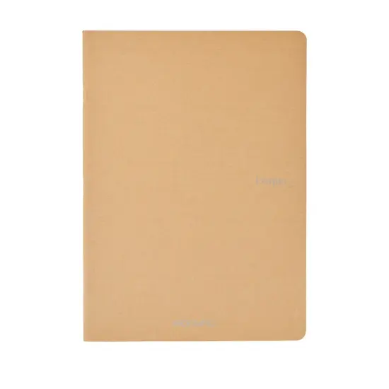Fabriano Ecoqua Original Saddle-Stitched Notebook, Size A5, 40 Sheets, 5.8" x 8.3" Beige {1}