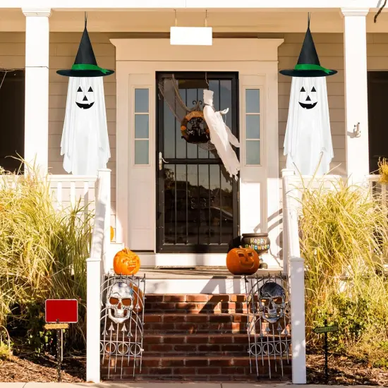 Halloween Hanging Ghosts Decorations Outdoor {2}