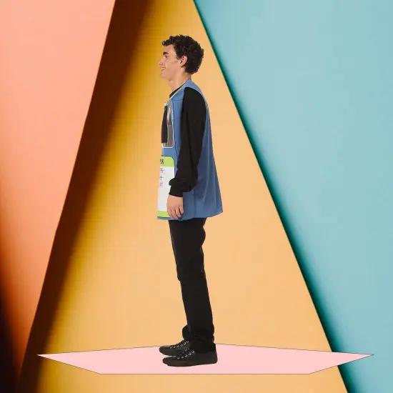 Floppy Disk Adult Costume Retro Tech Tunic Polyester Funny Outfit {5}