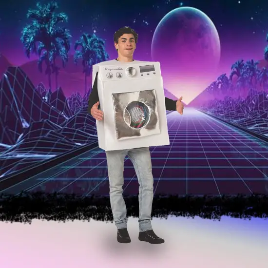 Dryer Adult Costume Tunic with Opening Door Polyester {2}