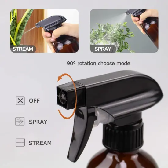 Glass Spray Bottles, 2 Pack {4}