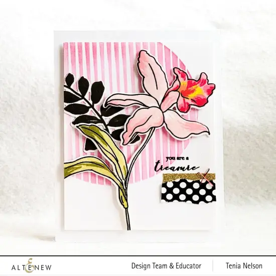Build-A-Flower: Laelia Layering Stamp & Die Set {6}