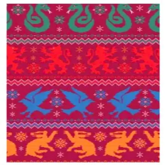 Harry Potter 4pk Animal Crest Icons Blank Christmas Cards & Envelope Set {1}