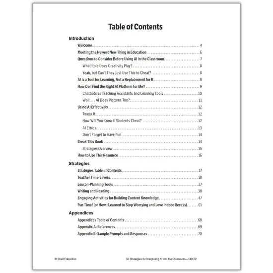 50 Strategies for Integrating AI into the Classroom {3}