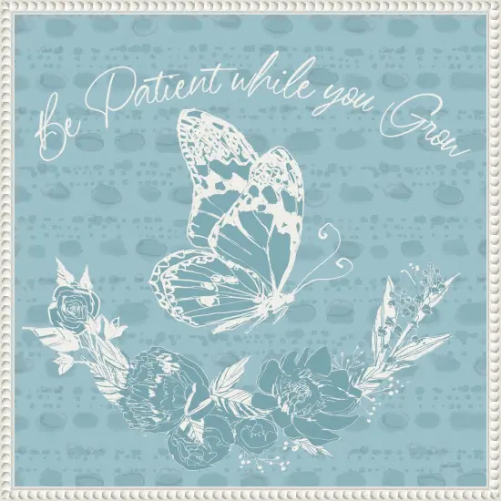 Garden Tones XII by Anne Tavoletti Framed Canvas Wall Art {1}