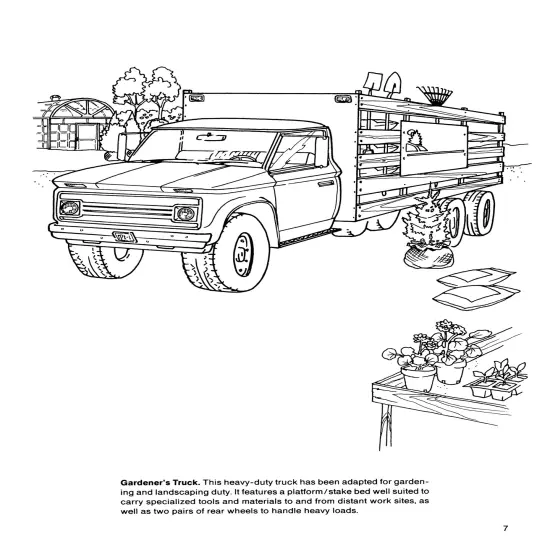 Trucks Coloring Book-Softcover {3}