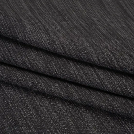 1 Yard Soot Striated Cotton Quilting Fabric Charcoal Black Gradient, 43 Inches Width {1}
