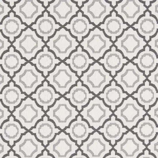 Fossil - Grey & Silver Abstract & Geometric Upholstery Fabric 54 Inches" {1}