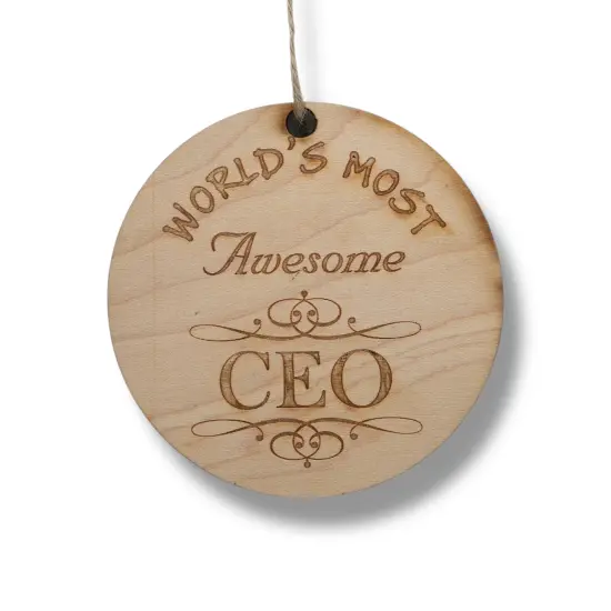 Worlds most Awesome CEO - Ornament {1}