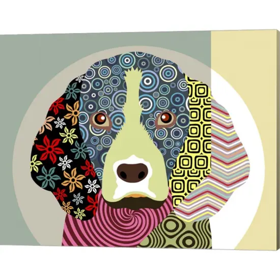 Beagle Dog III by Lanre Adefioye 20" x 16" Canvas Wall Art {1}