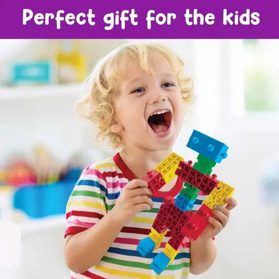 STEAM Lock Blox Building Kit - Steam Learning Building Blocks for Kids - Stem Engineering Building Toy {3}