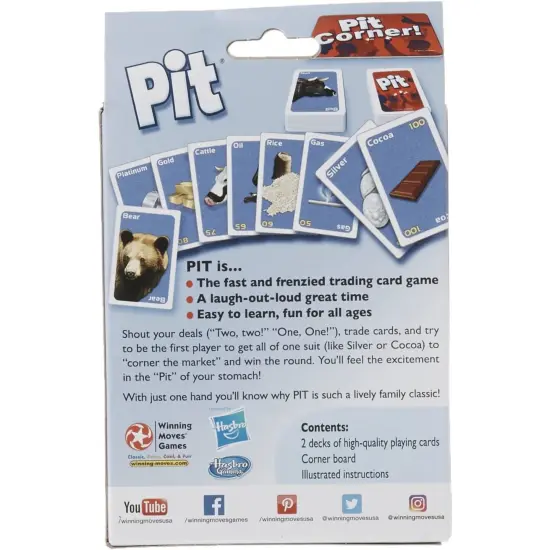 Winning Moves Nostalgic Pit Fast and Frenzied Trading Card Game {4}