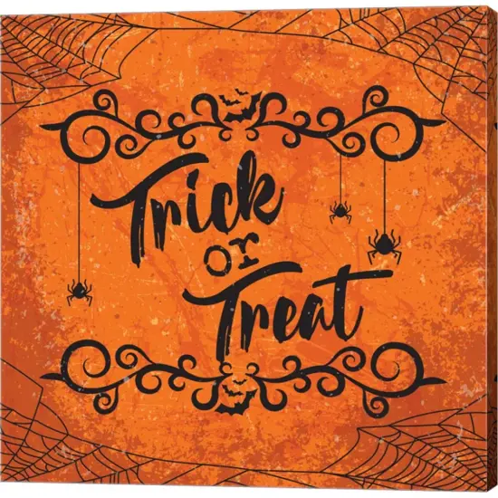 Trick or Treat by ND Art & Design 12" x 12" Canvas Wall Art {1}