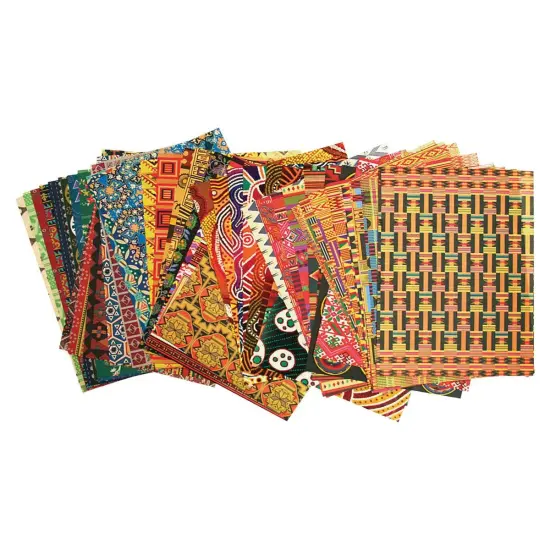 Roylco Around the World Textile Paper {3}