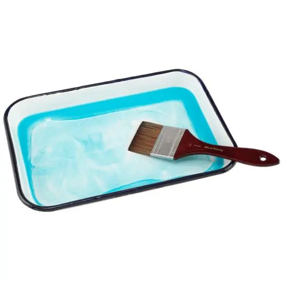 Creative Mark Butcher Tray Palette - Triple coated Enamel Tray Palette for Painting, Color Theory, Mixing, and more! {5}