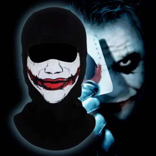 Kitcheniva Halloween Scary Joker Cosplay Skull Balaclava Hat {4}