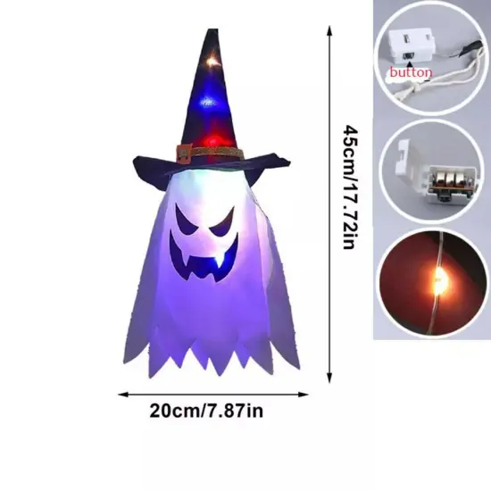 5 Pcs Halloween LED Ghost Skull String Lights {1}