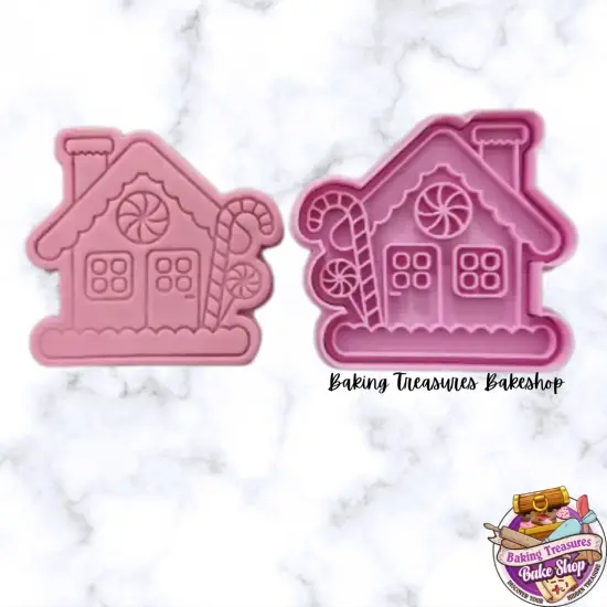 Gingerbread House Cookie Cutter & Stamp {1}