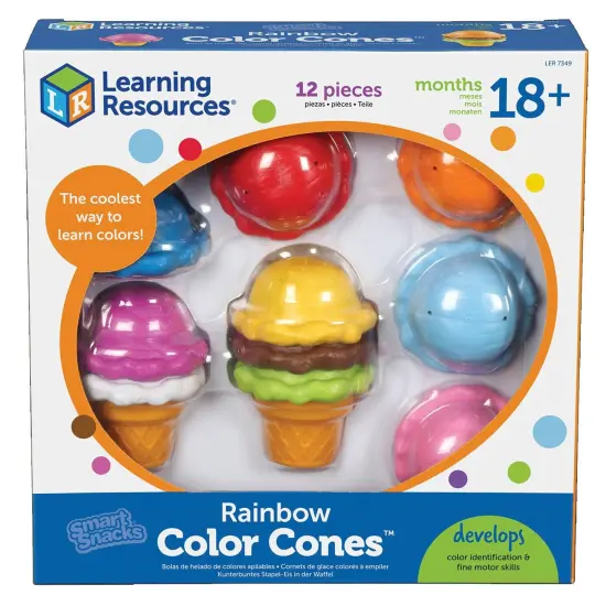 Smart Snacks&reg; Rainbow Color Cones&trade; {1}