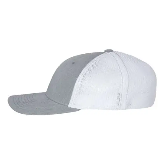 Richardson&reg; R-Flex Trucker Cap Heather Grey/ White {6}