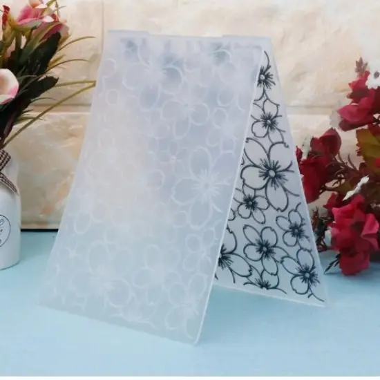 Flower Plastic Folder Embosser Fondant Embosser Paper Embosser {4}