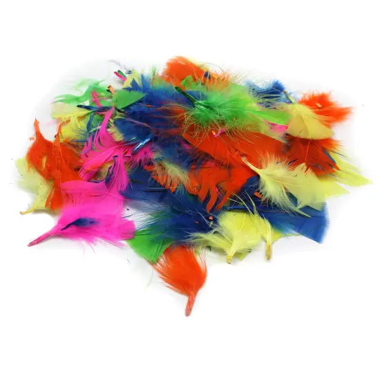 Creative Arts&trade; Turkey Feathers, Hot Colors, 14 Grams Per Pack, 12 Packs {2}