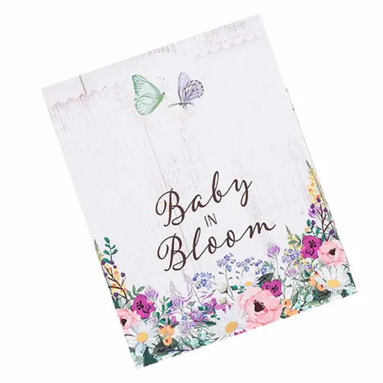 Baby in Bloom Treat Bags with Stickers - 12 Pc. {5}