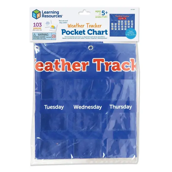 Weather Tracker Pocket Chart {1}