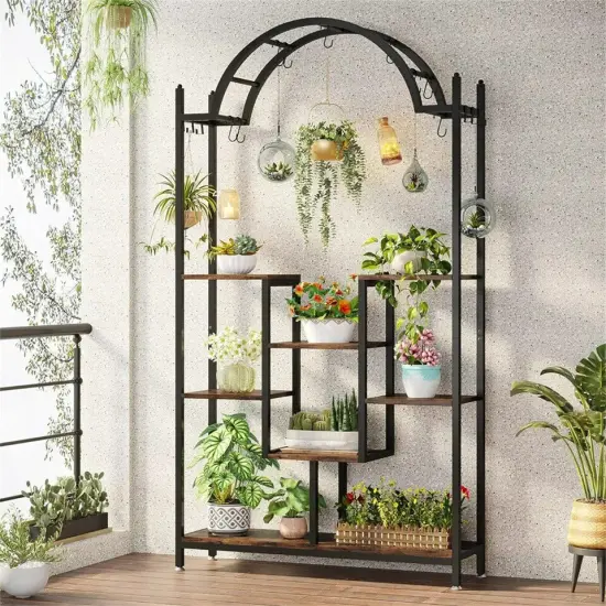 Heavy Duty Plant Stand Indoor Display Shelf Decorative Flower Shelves Pot Holder {2}