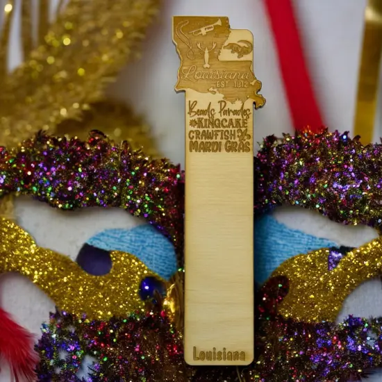 Bookmark - Louisiana Cajun - Birch wood {2}